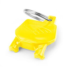 Cycra Cycra Key Ring with Number Plate - Yellow - 1CYC-0002-55