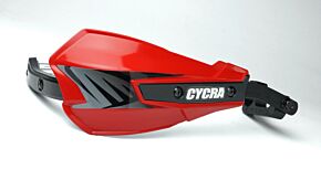 Cycra Cycra Vortex Hand Guard/w Universal U-Clamps - GG Red - 1CYC-7801-34