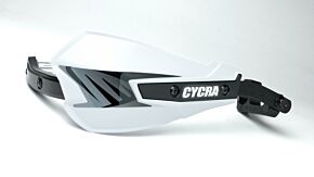 Cycra Cycra Vortex Hand Guard/w Universal U-Clamps - White - 1CYC-7801-42