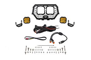 Diode Dynamics Diode Dynamics 14-18 Polaris RZR XP Stage Series LED Grille Kit - Sport Yellow Fog - DD7858