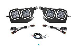 Diode Dynamics Diode Dynamics 14-23 Polaris RZR XP SS3 LED Headlight Kit - Pro White ABL - DD7844