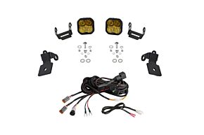 Diode Dynamics Diode Dynamics 20-Present Polaris RZR A-Pillar LED Pod Kit SS3 Sport - Yellow Combo - DD7636
