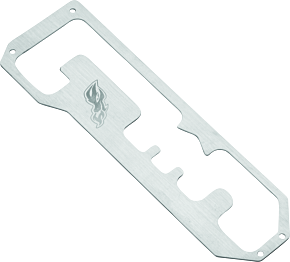 DragonFire Racing DragonFire Racing 19-25 Honda Talon Shifter Plate - Stainless Steel - 522635