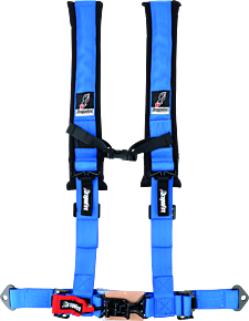 DragonFire Racing DragonFire Racing Harness- H-Style- 4-Point- 2in Buckle- Blue - 521322