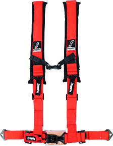 DragonFire Racing DragonFire Racing Harness- H-Style- 4-Point- 2in Buckle- Orange - 521405
