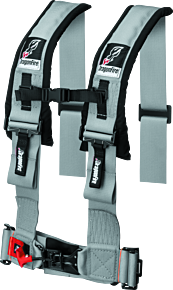 DragonFire Racing DragonFire Racing Harness H Style- 4-Point- 3in Buckle- Grey - 521357