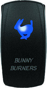 DragonFire Racing DragonFire Racing Lighted Switch Bunny Burner On/Off Blue - 521389