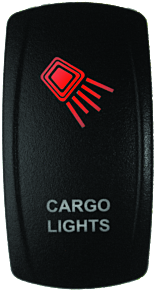 DragonFire Racing DragonFire Racing Lighted Switch Cargo Lights On/Off Red - 522621