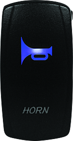 DragonFire Racing DragonFire Racing Lighted Switch Horn On/Off Blue - 521371
