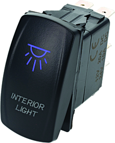 DragonFire Racing DragonFire Racing Lighted Switch On/Off Blue - 521377