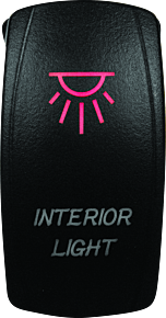 DragonFire Racing DragonFire Racing Lighted Switch On/Off Red - 521378