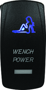 DragonFire Racing DragonFire Racing Lighted Switch Wench Power Blue - 521375