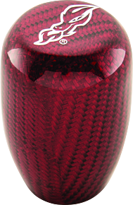 DragonFire Racing DragonFire Racing Shift Knob Short- Red Carbon Fiber - 522639