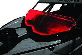 DragonFire Racing DragonFire Racing Windshield Light - Red - 522034