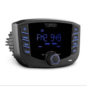 DS18 DS18 3in LCD screen 2 Zones 4 volts Output BT RDS 4 x 40 Watts Headunit - MRX2