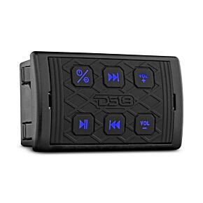 DS18 DS18 Marine And Powersports Bluetooth Audio Receiver w/ Controls And 1A Charging - BTRC-SQ