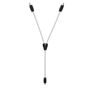DS18 DS18 Marine Grade Tinned Copper OFC RCA Wires 1 Female to 2 Male Splitter - MOFCR-1F2M