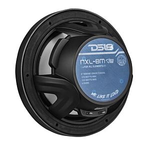 DS18 DS18 NXL-M Series Speaker w/ RGB LED Lights 8in 2-Way 125 Watts RMS 4 ohm Black - NXL-8M/BK