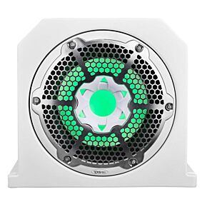 DS18 DS18 Subwoofer & Enclosure Dual 10in 350 Watts RMS 4 ohm NXL-10SUB/WH Included White - NXL-10SUBLD/W