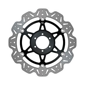EBC Powersports EBC Powersports EBC 00-02 Ducati Monster 400 Single Disc Front Left/Right Vee Floating Black Rotor - VR614BLK