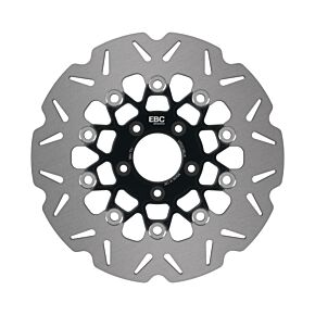 EBC Powersports EBC Powersports EBC 01-03 Harley-Davidson Sportster XLH 883 Front Left Vee Floating Black Rotor - VR023BLK