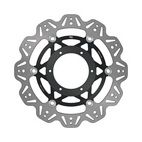 EBC Powersports EBC Powersports EBC 01-06 Honda CBR 600 F4i Sport Injection Model Front Left/Right Vee Floating Black Rotor - VR1141BLK
