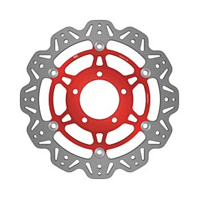 EBC Powersports EBC Powersports EBC 03-04 Triumph Hinckley Daytona 600 Front Left/Right Vee Floating Red Rotor - VR662RED