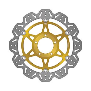 EBC Powersports EBC Powersports EBC 04-06 Ducati 749 Dark Monoposto/Biposto Front Left/Right Vee Floating Gold Rotor - VR622GLD