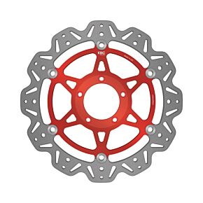 EBC Powersports EBC Powersports EBC 04-06 Ducati 749 Dark Monoposto/Biposto Front Left/Right Vee Floating Red Rotor - VR622RED