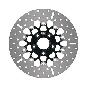 EBC Powersports EBC Powersports EBC 04-06 Harley-Davidson Sportster XL 883 Hugger Rear Black Chrome Rotor - RSD019BLK
