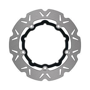 EBC Powersports EBC Powersports EBC 06-07 Harley-Davidson Dyna FXDLi Low Rider 19in Cast Wheel Front Left Vee Floating Black Rotor - VR516BLK