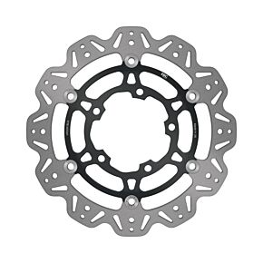 EBC Powersports EBC Powersports EBC 06-07 Suzuki GSX-R 600 Tokico Radial Caliper Front Left/Right Vee Floating Black Rotor - VR3091BLK