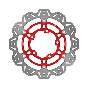 EBC Powersports EBC Powersports EBC 06-07 Suzuki GSX-R 600 Tokico Radial Caliper Front Left/Right Vee Floating Red Rotor - VR3091RED