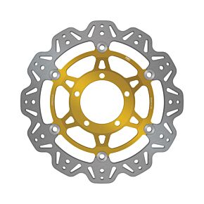 EBC Powersports EBC Powersports EBC 06-08 Triumph Hinckley Daytona 675 Front Left/Right Vee Floating Gold Rotor - VR800GLD