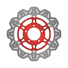 EBC Powersports EBC Powersports EBC 06-15 Triumph Hinckley Tiger 1050 Radial Caliper Front Left/Right Vee Floating Red Rotor - VR679RED