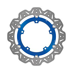 EBC Powersports EBC Powersports EBC 10-11 Triumph Hinckley Sprint GT 1050cc/ABS Front Left/Right Vee Floating Blue Rotor - VR817BLU