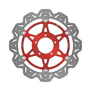 EBC Powersports EBC Powersports EBC 10-13 Ducati Monster 796 Front Left/Right Vee Floating Red Rotor - VR841RED