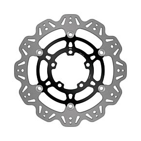 EBC Powersports EBC Powersports EBC 11-14 Triumph Hinckley Tiger 800 /Cast Wheels Front Left/Right Vee Floating Black Rotor - VR842BLK