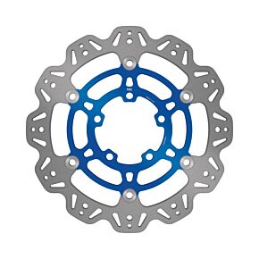 EBC Powersports EBC Powersports EBC 11-14 Triumph Hinckley Tiger 800 /Cast Wheels Front Left/Right Vee Floating Blue Rotor - VR842BLU