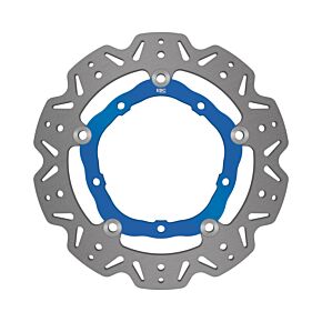 EBC Powersports EBC Powersports EBC 15-17 Yamaha FZ-07 Front Left/Right Vee Floating Blue Rotor - VR2127BLU