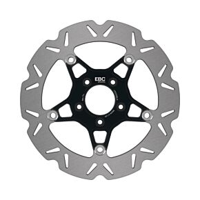 EBC Powersports EBC Powersports EBC 16-23 Harley-Davidson Sportster XL 883 N Iron Laced Wheels Front Left Vee Floating Black Rotor - VR530BLK