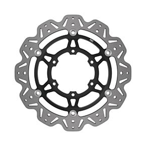 EBC Powersports EBC Powersports EBC 17-21 Suzuki GSX-R 1000 A (w/ABS/Brembo Caliper) Front Left/Right Vee Floating Black Rotor - VR3107BLK