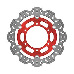EBC Powersports EBC Powersports EBC 1992 Triumph Hinckley Daytona 750 3 cyl Front Left/Right Vee Floating Red Rotor - VR640RED