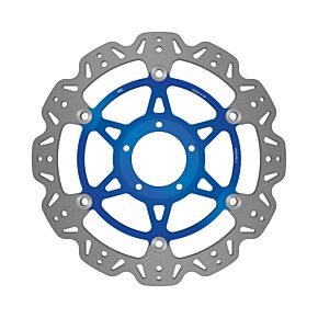 EBC Powersports EBC Powersports EBC 2008 Ducati Desmosedici RR D16RR/989cc Front Left/Right Vee Floating Blue Rotor - VR694BLU