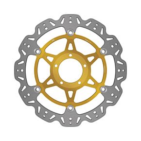 EBC Powersports EBC Powersports EBC 2008 Ducati Desmosedici RR D16RR/989cc Front Left/Right Vee Floating Gold Rotor - VR694GLD