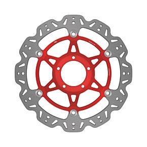 EBC Powersports EBC Powersports EBC 2008 Ducati Desmosedici RR D16RR/989cc Front Left/Right Vee Floating Red Rotor - VR694RED