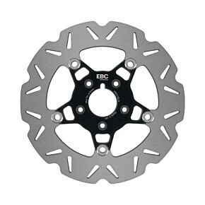 EBC Powersports EBC Powersports EBC 84-87 Harley-Davidson Sportster Girling Caliper Front Left/Right Vee Floating Black Rotor - VR011BLK
