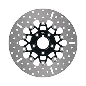 EBC Powersports EBC Powersports EBC 87-99 Harley-Davidson Dyna FXD/L/WG/FXR/S/T/D/FXLR Front Black Chrome Rotor - FSD022BLK