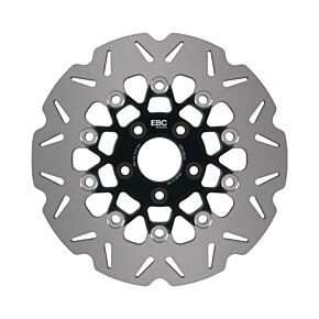 EBC Powersports EBC Powersports EBC 87-99 Harley-Davidson Softail FXST/B/C/S/FLST/C/F/S/N Rear Black Vee Rotor - VR019BLK