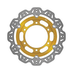EBC Powersports EBC Powersports EBC 92-98 Triumph Hinckley Trident 900 Front Left/Right Vee Floating Gold Rotor - VR646GLD